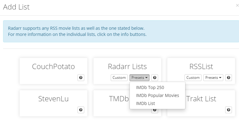 Radarr - установка плагина для фильмов и мультфильмов на unRAID 6.8.3 23