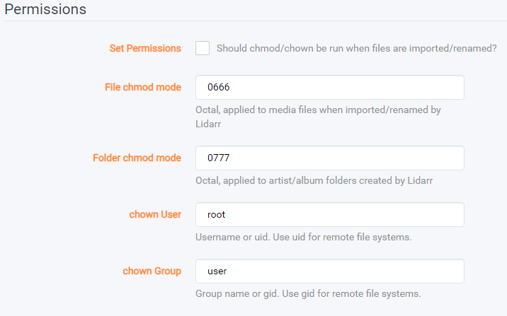 Lidarr – установка плагина для музыки на unRAID 6.8.3 13