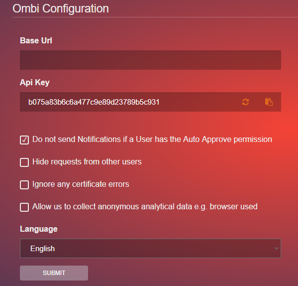 Ombi - личный стол заказов медиа-контента на Unraid 6.8.3 12